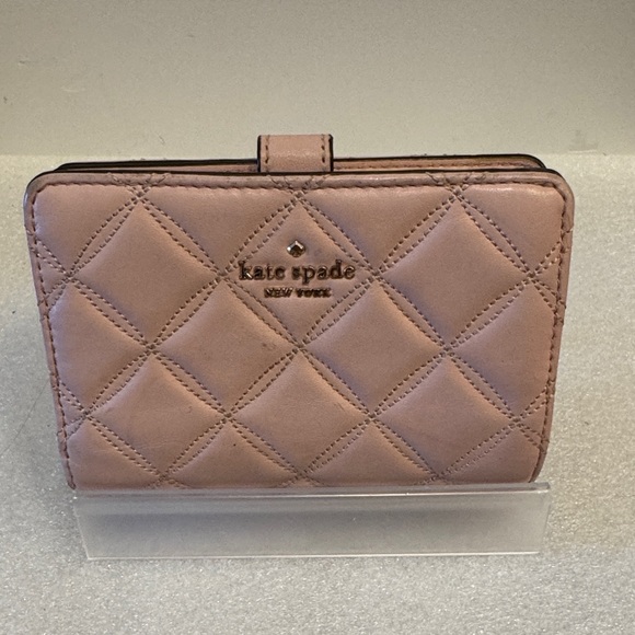 kate spade Handbags - Kate Spade Blush Quilted Wallet